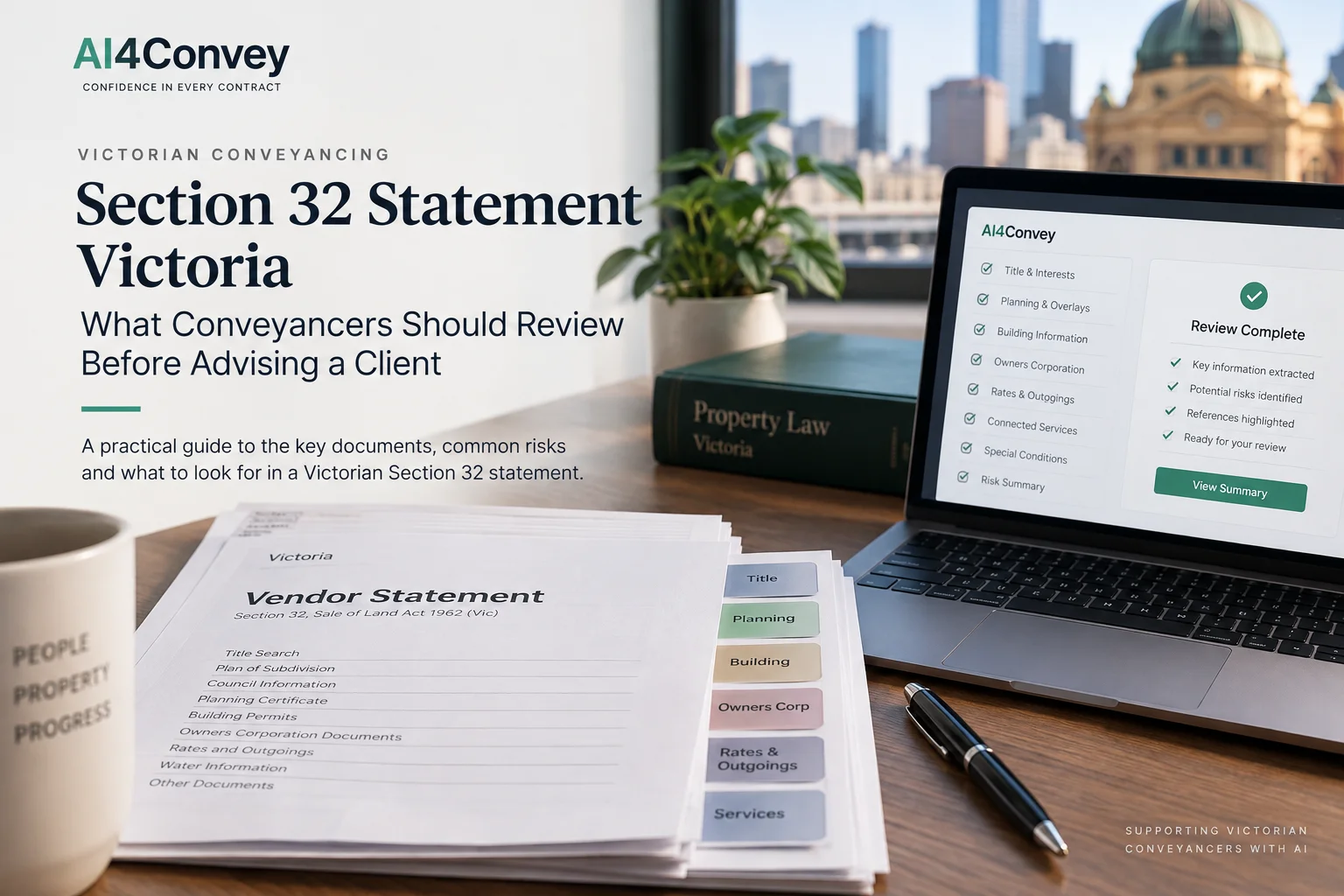 Section 32 Statement Victoria